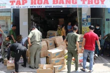 Cửa hàng nơi phát hiện làm hàng giả.