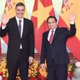 Thủ tướng Phạm Minh Chính và Thủ tướng Tây Ban Nha Pedro Sanchez. (Ảnh: TRẦN HẢI) 